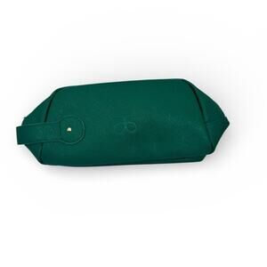 Arbonne Green Faux Leather Toiletries Bag Travel Unisex Makeup
